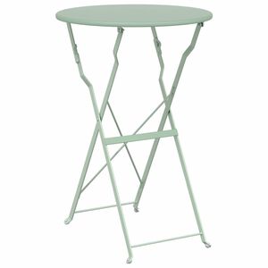 vidaXL Mesa de Bistr&oacute; Menta claro &Oslash; 50 x 71 cm
