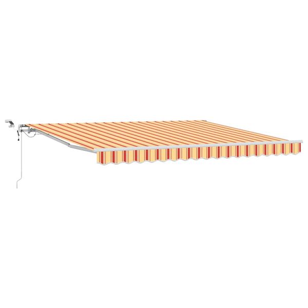 vidaXL Toldo Retr&aacute;ctil Amarillo y Naranja 400 x 300 cm