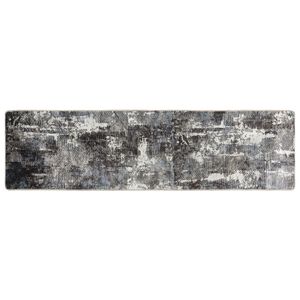 vidaXL Alfombra lavable antideslizante multicolor 80x300 cm