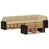 vidaXL Juegos de sof&aacute;s Madera de Acacia S&oacute;lida