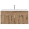 vidaXL Mueble de Cuarto de Ba&ntilde;o Roble artesanal 100 x 38,5 x 46 cm