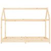 vidaXL Estructura de cama infantil de madera maciza de pino 70x140 cm