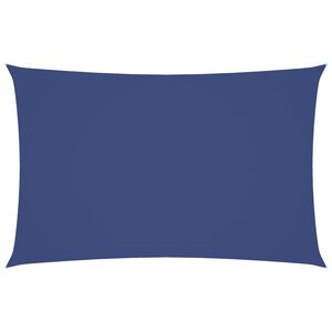 vidaXL Toldo de vela rectangular tela Oxford azul 5x8 m