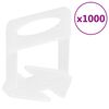 vidaXL Calzos para nivelaci&oacute;n de azulejos 1000 unidades 1 mm