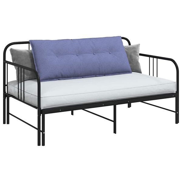 vidaXL Coj&iacute;n de Espalda Azul jeans 120 x 19 x 50 cm tela