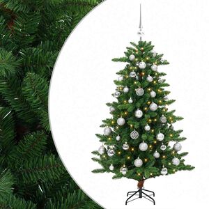 vidaXL Artificial Christmas Tree with Bauble 120 cm 150 LED