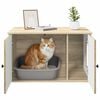 vidaXL Casa para Gatos Sonoma 85 x 55 x 50,5 cm Madera de ingenier&iacute;a