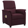 vidaXL Sill&oacute;n de masaje el&eacute;ctrico tela morado