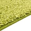 vidaXL Alfombra antideslizante para ba&ntilde;o con corte para inodoro Verde