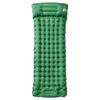 vidaXL Colch&oacute;n de camping autoinflable con almohada 1 persona verde