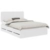 vidaXL Estructura de cama con caj&oacute;n 160 x 200 cm Madera Ingenieril