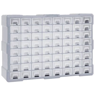 Organizador multicajones con 64 cajones 52x16x37,5 cm | vidaXL.es