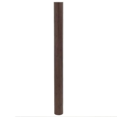 vidaXL Alfombra rectangular bambú marrón oscuro 80x300 cm