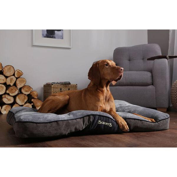 Scruffs & Tramps Colch&oacute;n para perros Chester gris tama&ntilde;o L 1162