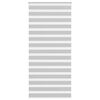 vidaXL Estor cebra gris claro 100x200cm tejido ancho 95,9cm poli&eacute;ster
