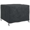vidaXL Funda para muebles Liso Negro 113 x 113 x 73 cm 420D