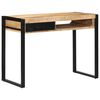 vidaXL Escritorio 100x50x75 cm madera maciza mango
