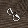 vidaXL Toldo de vela HDPE marr&oacute;n 160 g/m&sup2; 7x7 m