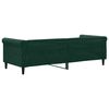 vidaXL Sofá cama sin colchón terciopelo verde oscuro 80x200 cm
