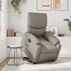 vidaXL Sill&oacute;n elevable el&eacute;ctrico cuero artificial capuchino