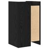 vidaXL Aparador Roble Negro 45 x 35 x 75 cm