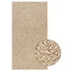 vidaXL Alfombra ZIZUR apariencia de yute interior exterior 100x200 cm