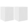 vidaXL Mueble de TV Montado en la Pared 2 uds. Brillante
