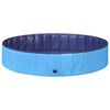 vidaXL Piscina Plegable para Perros Azul 160 x 160 x 30 cm PVC