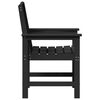 vidaXL Silla de comedor de jardín. 6 pcs Negro 65.5 x 55.5 x 88cm