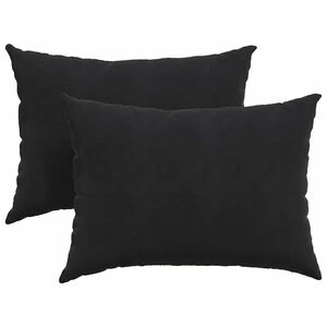 vidaXL Cojines de sof&aacute; 2 pcs Negro 70 x 50 cm Tela de pana