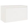 vidaXL Armario de pared madera maciza de pino blanco 60x30x35 cm