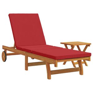 vidaXL Tumbona 1-persona 2 pcs Marr&oacute;n Madera de Acacia S&oacute;lida