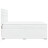 vidaXL Cama box spring con colch&oacute;n cuero sint&eacute;tico blanco 160x200 cm