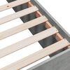 vidaXL Estructura de cama madera de ingeniería gris hormigón 90x190 cm