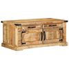 vidaXL Mesa de Caf&eacute; Marr&oacute;n 90 x 50 x 40 cm Madera de mango maciza