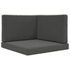 vidaXL Coj&iacute;n para sof&aacute; de exterior Poli&eacute;ster Gris antracita 80 x 80 cm