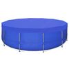 vidaXL Cubierta de piscina PE 460 cm 90 g/m² redonda