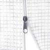 vidaXL Invernadero con estructura de acero blanco 36 m&sup2; 6x6x2,85 m
