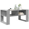 vidaXL Mesa de Caf&eacute; Gris Sonoma 92 x 49,5 x 45 cm Madera de ingenier&iacute;a