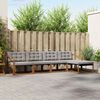 vidaXL Conjunto de sof&aacute;s de exterior 5 pcs Gris Natural y Claro
