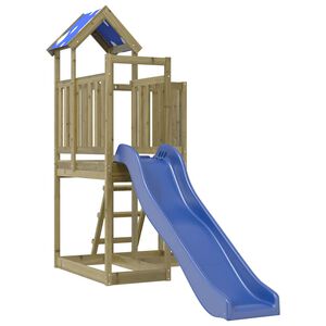 vidaXL Parque infantil de exterior madera de pino impregnada