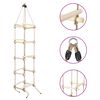 vidaXL Escalera de cuerda para ni&ntilde;os madera 200 cm
