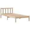 vidaXL Cama con estanter&iacute;a sin colch&oacute;n madera maciza de pino 100x200cm