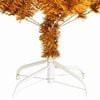 vidaXL Árbol de Navidad con 150 LED con soporte Dorado 150 cm PET