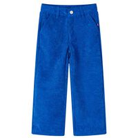 Pantalón infantil pana azul cobalto 92
