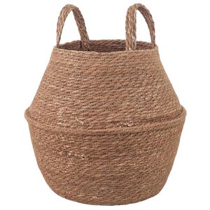 vidaXL Maceta con asas Natural &Oslash; 22 x 20 cm 100% Hierba marina