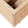 vidaXL Jardinera madera maciza de pino 90x40x49,5 cm