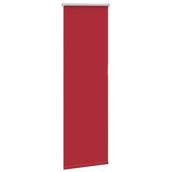 vidaXL Estor Enrollable Opaco Rojo 55x150 cm Tela Ancho 50,7 cm