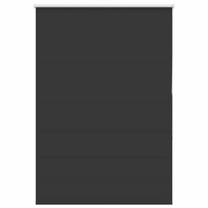 vidaXL Estor Enrollable Opaco negro 105x175 cm Tela Ancho 100,7 cm