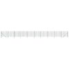 vidaXL Cerca de alambre de acero galvanizado verde 1,8x25 m
